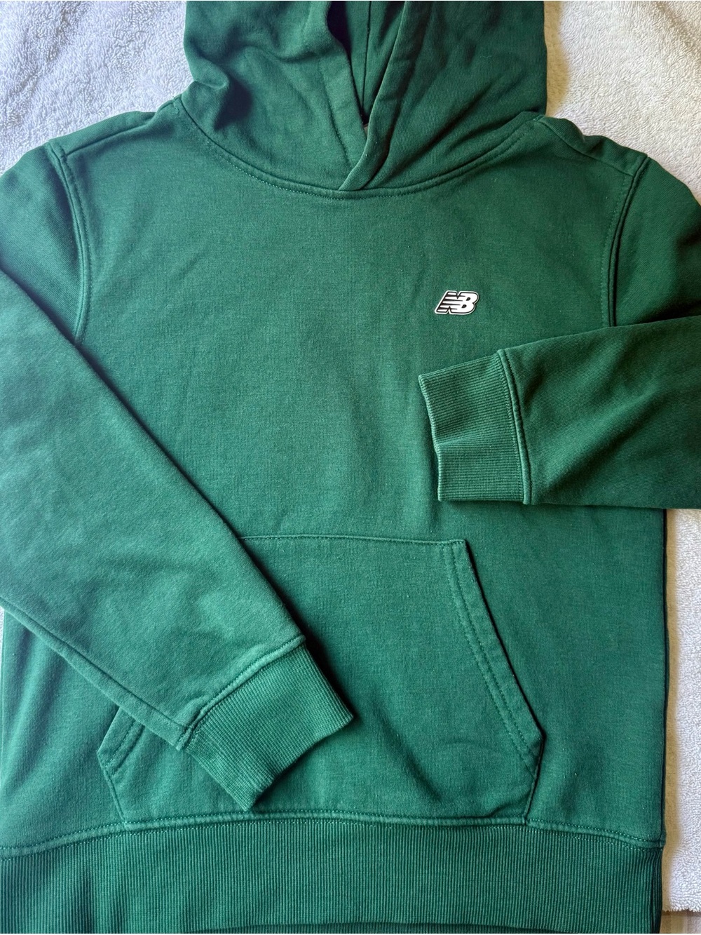 New Balance boys Green Pullover Hoodie